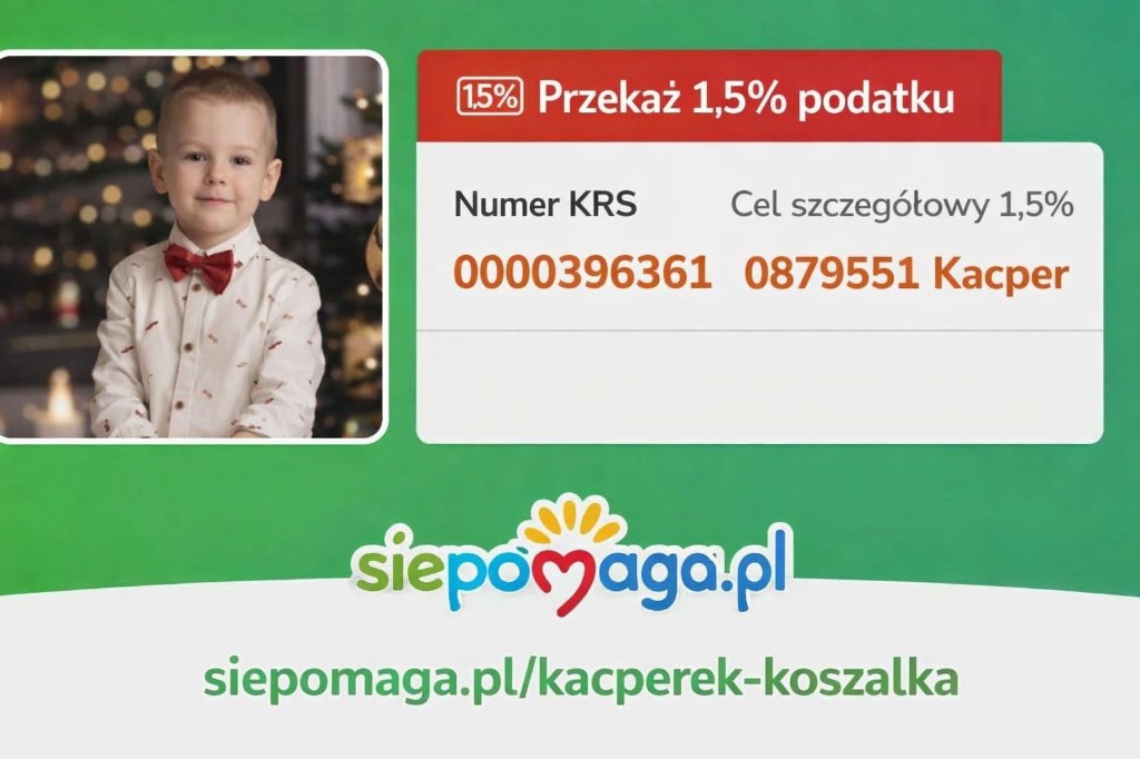 Zbiórka Siepomaga — Kacper Koszałka